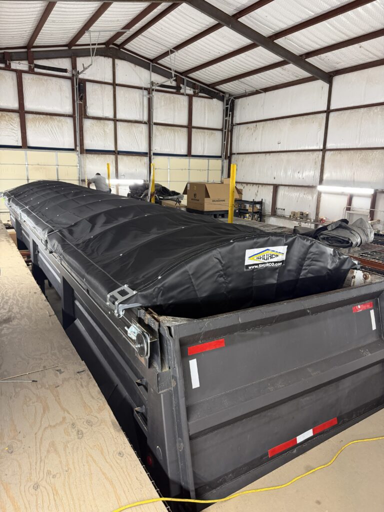 construction vehicle tarps